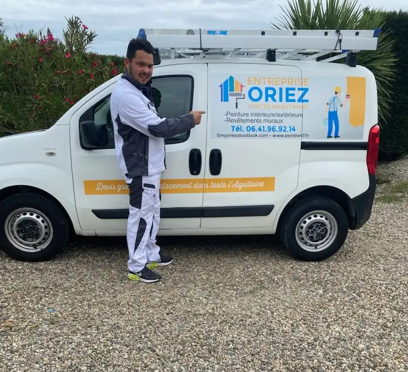 Timy Oriez : Gérant de l'entreprise Oriez peinture à Tonneins